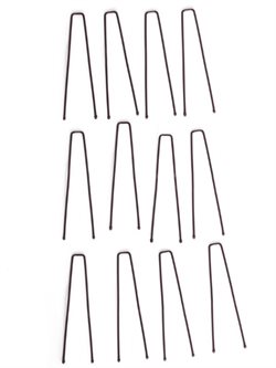 Kraftige brune hårnåle 2½"(6,5cm) - til ballet og dans